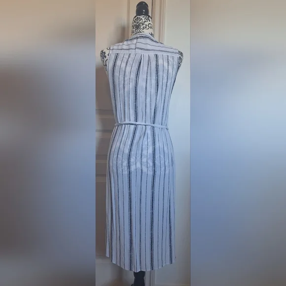 Kismet sheer white & black vest/cardigan size M - Picture 6 of 8